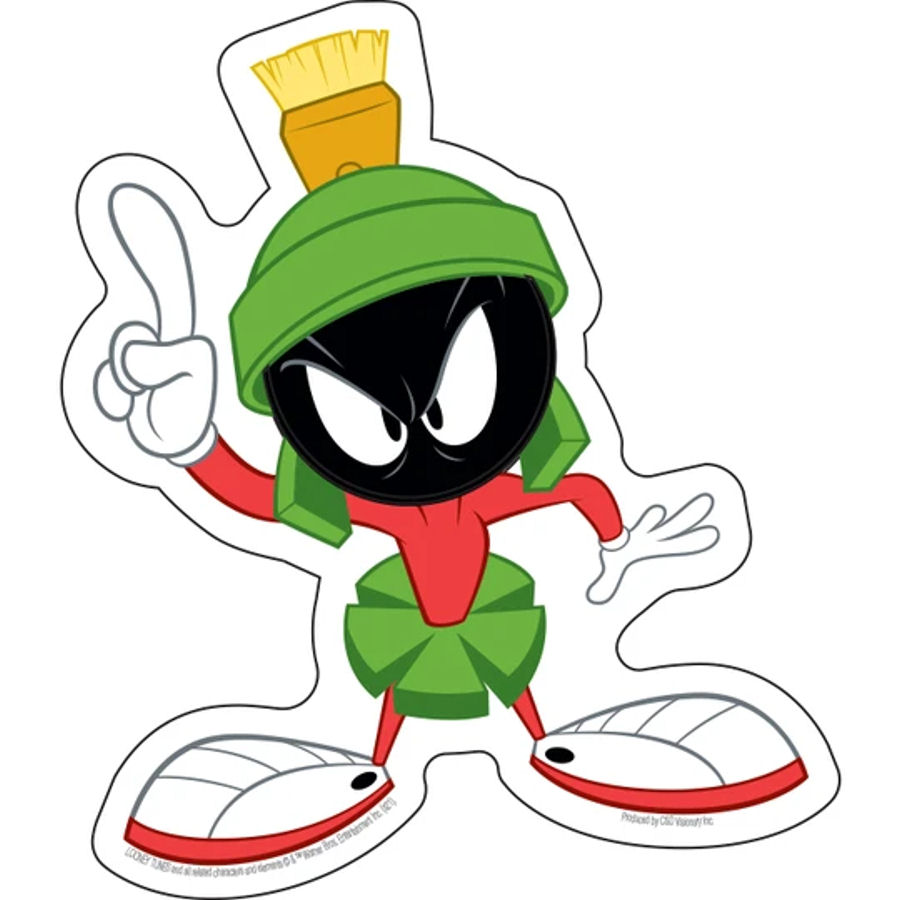 Looney Tunes Marvin Martian - Vinyl Sticker at Sticker Shoppe