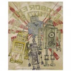 Mad Engine Robots - Vinyl Sticker