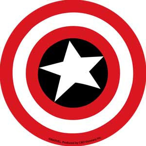 The Avengers Captain America Shield - Vinyl Sticker at Sticker Shoppe