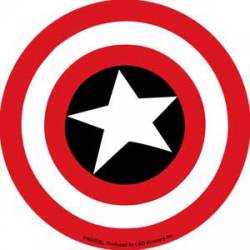 The Avengers Captain America Shield - Vinyl Sticker