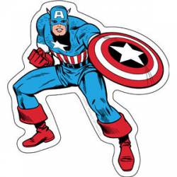 The Avengers Captain America Full Body - Vinyl Sticker