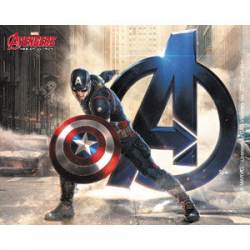 Avengers Age of Ultron Captain America A - Vinyl Sticker