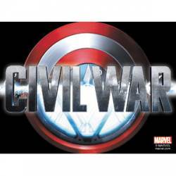 Captain America Civil War Logo - Vinyl Sticker