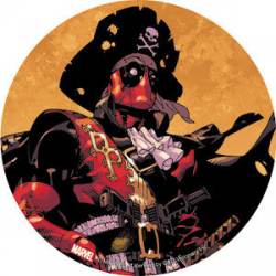 Deadpool Pirate - Vinyl Sticker