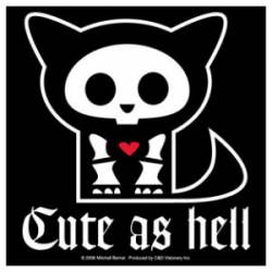 Skelanimals Cute As Hell - Vinyl Sticker