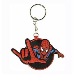 Spider Man Flying - Rubber Key Chain