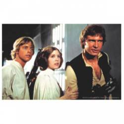 Star Wars Luke, Leia & Han - Vinyl Sticker