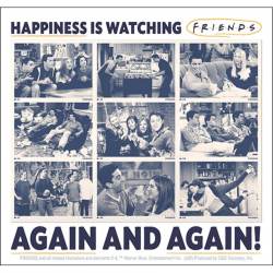 Friends Watch Over & Over - Vinyl Sticker