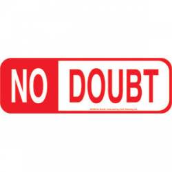 No Doubt Stickers Decals Bumper Stickers