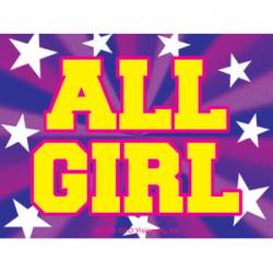 All Star Girl - Vinyl Sticker