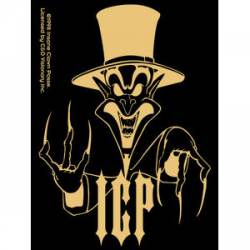 Insane Clown Posse ICP Gold Clown - Vinyl Sticker