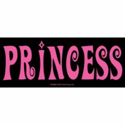 Princess Pink & Black - Vinyl Sticker