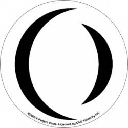 A Perfect Circle Clear - Sticker