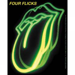 The Rolling Stones Four Flicks - Sticker