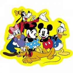 Old School Disney Family - Sticker