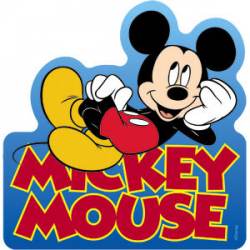 Mickey Mouse Logo - Sticker