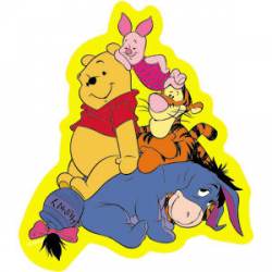 Winnie The Pooh Family - Sticker