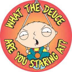 Stewie Staring - Sticker