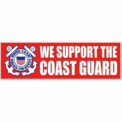 We Support The Coast Guard - Bumper Sticker