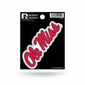 University Of Mississippi Ole Miss Rebels - Sport Short Decal