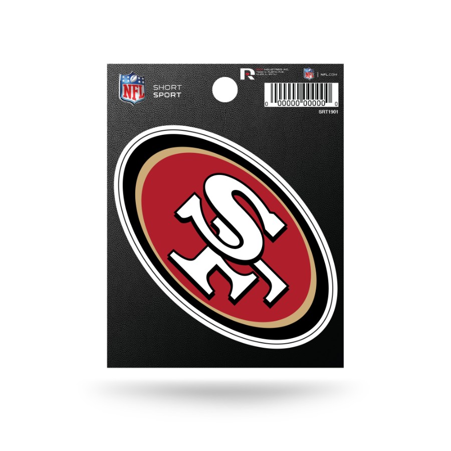 San Francisco 49ers - Sport Short Decal at Sticker Shoppe