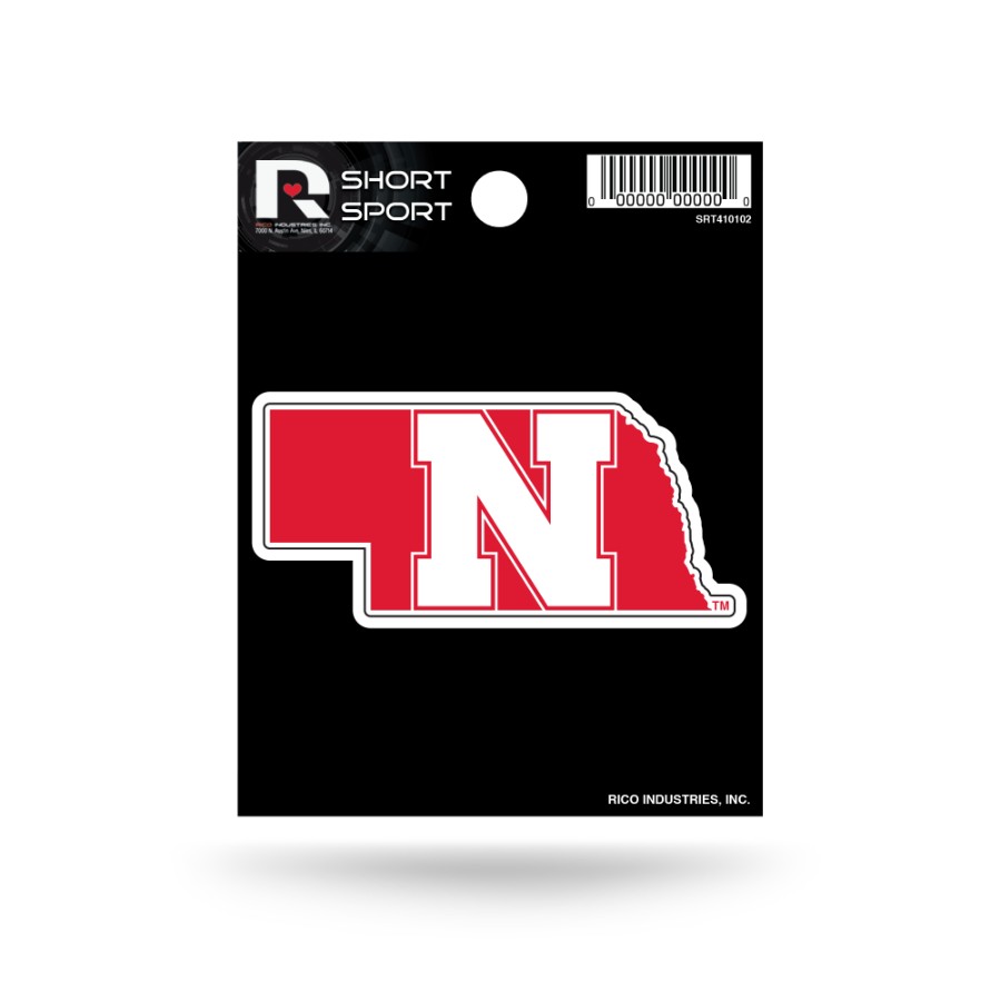 University Of Nebraska Cornhuskers - Sport Short Decal at Sticker Shoppe