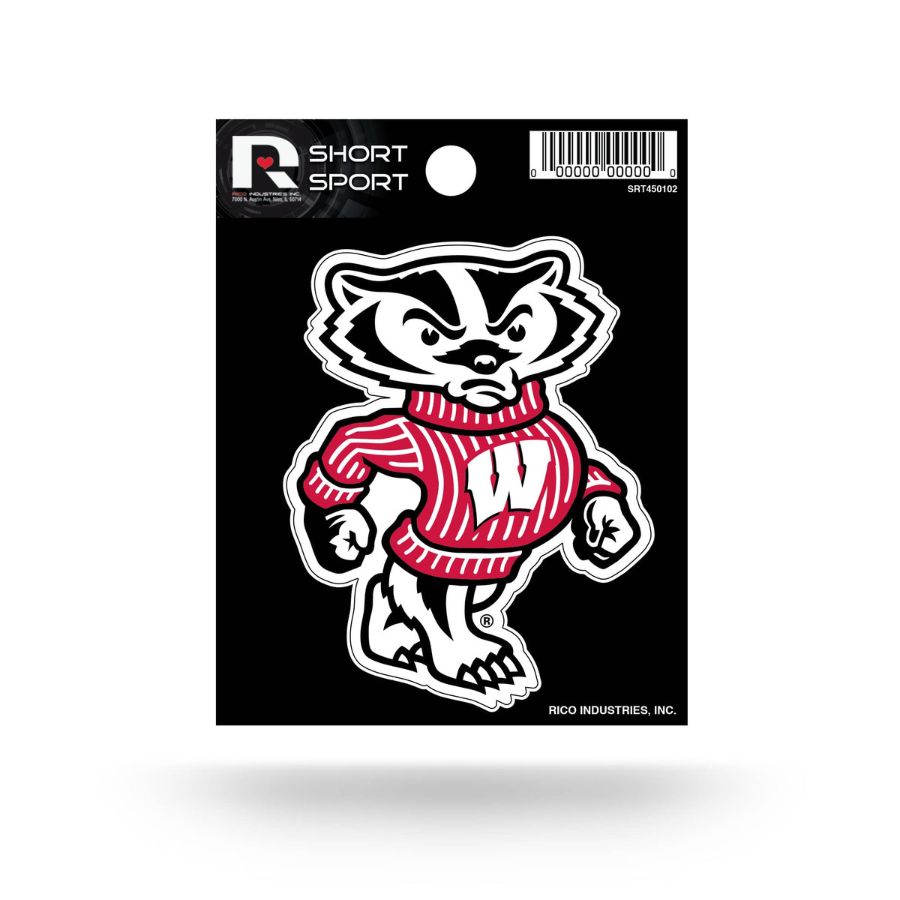 University Of Wisconsin Badgers - Sport Short Decal at Sticker Shoppe