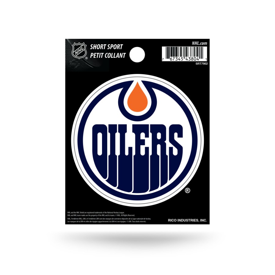 Edmonton Oilers - Sport Short Decal at Sticker Shoppe