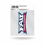 Florida Atlantic University Owls Script Logo - Static Cling