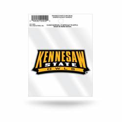 Kennesaw State University Owls Script Logo - Static Cling