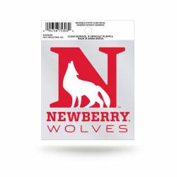 Newberry College Wolves Logo - Static Cling