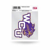 Western Carolina University Catamounts Logo - Static Cling