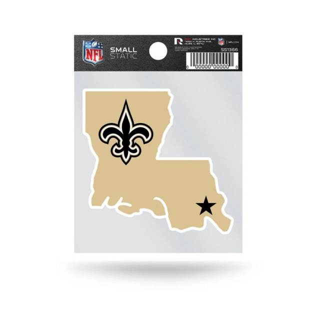 New Orleans Saints Retro Logo - 8x8 Full Color Die Cut Decal at