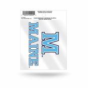 University Of Maine Black Bears Script Logo - Static Cling