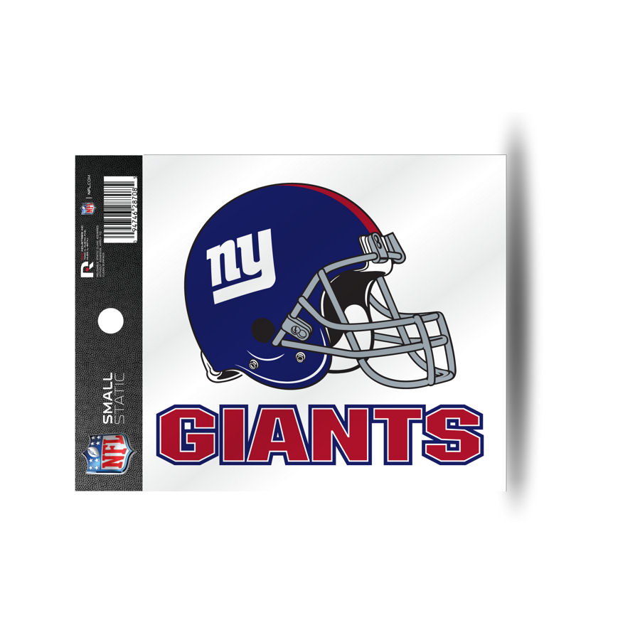 New York Giants Helmet - Static Cling at Sticker Shoppe