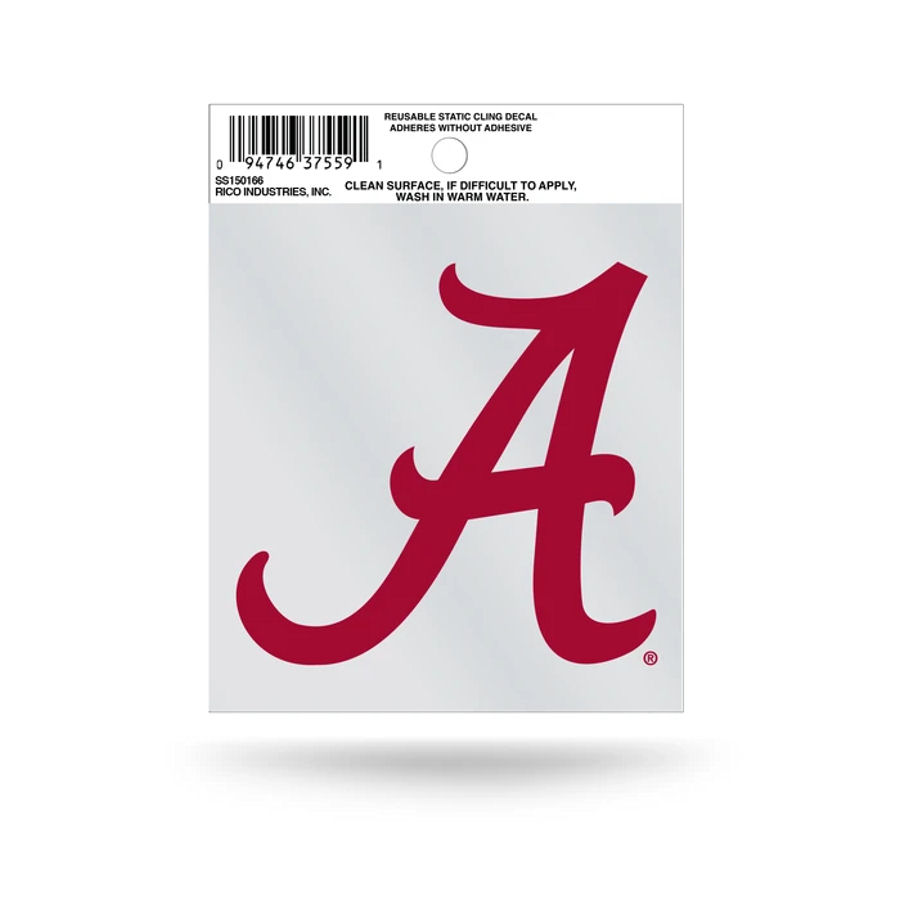 University Of Alabama Crimson Tide Logo - Static Cling at Sticker Shoppe