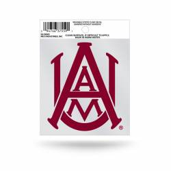 Alabama A&M University Bulldogs Script Logo - Static Cling