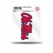 University Of Mississippi Ole Miss Rebels Logo - Static Cling