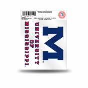 University Of Mississippi Ole Miss Rebels Script Logo - Static Cling