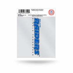 Middle Tennessee State University Blue Raiders Script Logo - Static Cling
