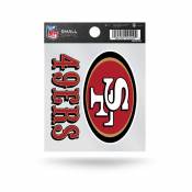 San Francisco 49ers 2020 Logo - Static Cling