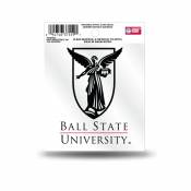 Ball State University Cardinals Script Logo - Static Cling
