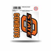 Oklahoma State University Cowboys Logo - Static Cling