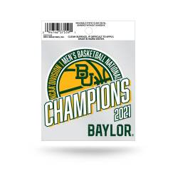 Baylor University Bears 2021 National Champions - Static Cling