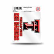 Texas Tech University Red Raiders Logo - Static Cling