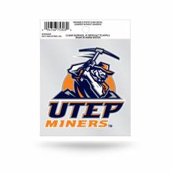University Of Texas-El Paso UTEP Miners Logo - Static Cling