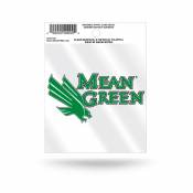 University Of North Texas Mean Green Logo - Static Cling