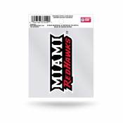 Miami University Redhawks Logo - Static Cling