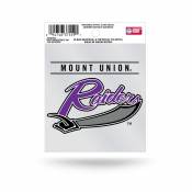 University Of Mount Union Purple Raiders Logo - Static Cling