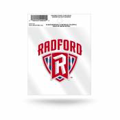 Radford University Highlanders Script Logo - Static Cling